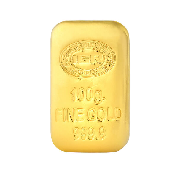 100 gr 999.9 İAR Külçe Altın