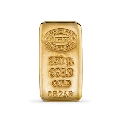 250 gr 999.9 İAR Külçe Altın