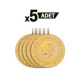 ESKİ TARİHLİ - ÇEYREK ALTIN 5'Lİ PAKET ESKİ TARİHLİ